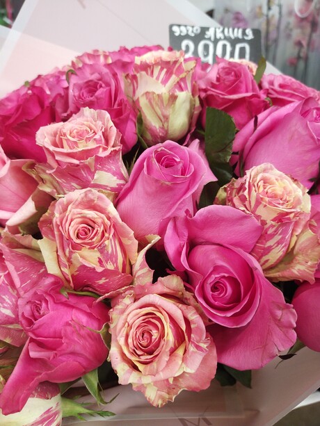 Акция! Самая лучшая цена на букеты: 51 тюльпан, 51 роза, 101 роза!